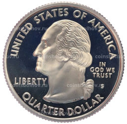 1/4 доллара (25 центов) 2007 года S США Штаты и территории Вашингтон