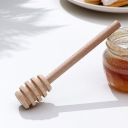 Цена за 3 шт. Ложка для мёда, дерево, 14.7×3 см