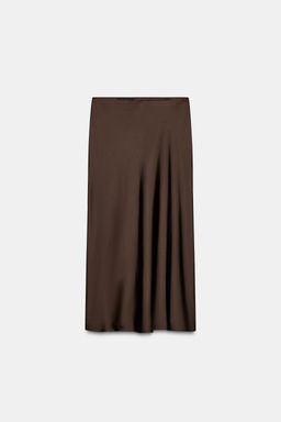SATIN MIDI SKIRT - Zara фото 6