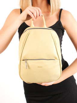 LACCOMA рюкзак Мэри-Y2005-желто-бежевый эко кожа хлопок