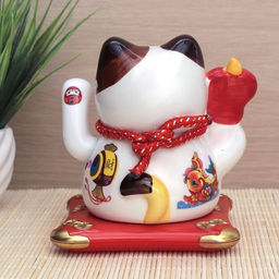 Фигурка Кот манэки-нэко 12х12х13,5 см / 0611-0616 /уп 36/на солнечной батарее - ГалеонТрейд фото 13