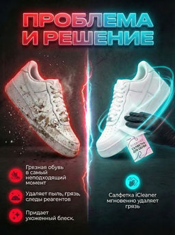 Влажные салфетки icleaner , набор 15 салфеток  фото 6