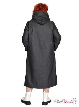 Пальто Модель №1696 размеры 44-84 - Plusmoda фото 4