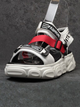 08-PED97-1 WHITE Босоножки (текстиль, стелька натуральная кожа)