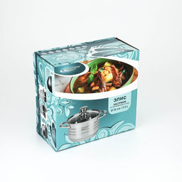 Кастрюля Катунь «Элис», 2.5 л, d=18 см, с крышкой, капсульное дно, индукция, нержавеющая сталь, AISI - 201, хромированная