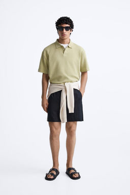 TEXTURED POLO SHIRT - Zara фото 27