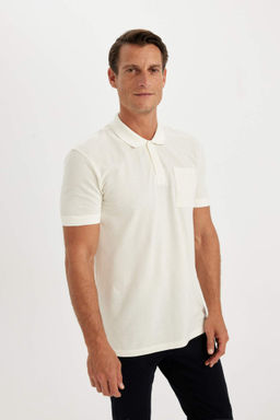 New Regular Fit K?sa Kollu Pike Basic Duz Polo Tisort - Defacto фото 8