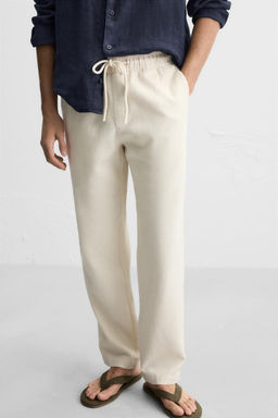 RELAXED FIT TEXTURED TROUSERS - Zara фото 17