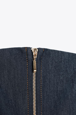 DENIM BUSTIER TOP Z1975 - Zara фото 8