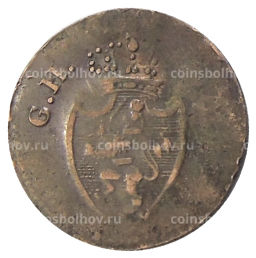 Монета 1 пфенниг 1819 года Германские государства  Гессен-Дармштадт