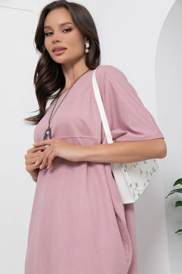 Платье кокон (пыльная роза) П6721 - Lt collection фото 4