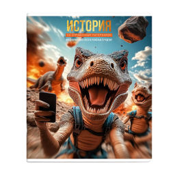 Тетрадь предметная арт. 69838/ 16 СЕЛФИ ИСТОРИЯ /48 л., А5+, вн.блок - клетка, белый офсет, мягкий