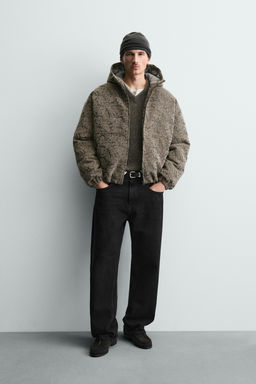 JACQUARD PUFFER JACKET