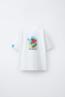CAMISETA ESTAMPADO LOGO / Blanco - Zara фото 3