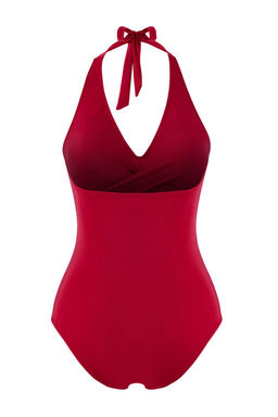 Bordo V Yaka Mayo TBESS26MA00019 - Trendyolmilla фото 2