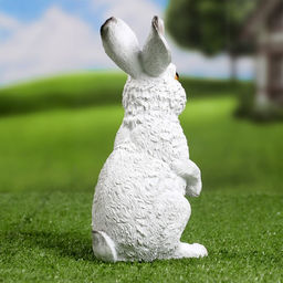 Садовая фигура из полистоуна Зайка, 21?9?12 см