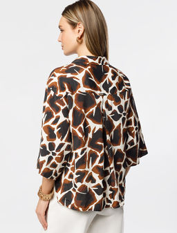 VILATTE / Блузка из вискозы с лиоцеллом  фото 4