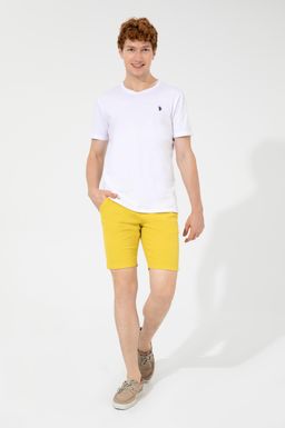 U. S. Polo Assn Мужские шафрановые тканые шорты