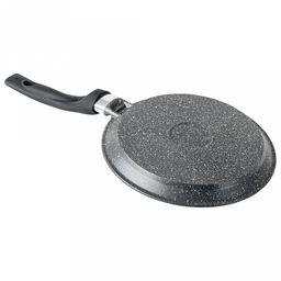 Сковорода блинная с тефлоновым покрытием д22см "Графит", h2см, s0,3см, ручка из термостойкого пластика (Россия)