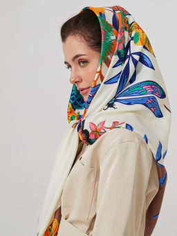 Большой, мягкий, тонкий и очень нежный двусторонний платок - Tantino фото 9