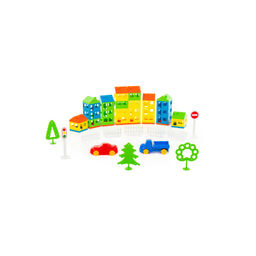 Конструктор Построй свой город (92 элемента) (в пакете) - Полесье фото 6