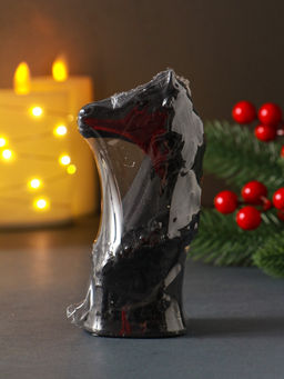 Цена за 2 шт. Свеча новогодняя «Лошадка: символ года», 12.5×5×6.5, чёрная