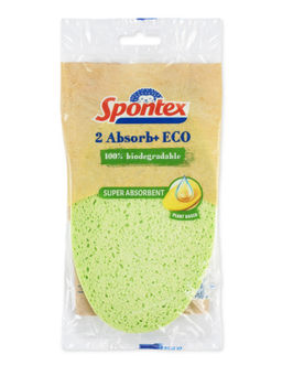 Губка ABSORB+ ECO 2шт 11х19см