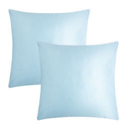 Комплект наволочек Этель 70х70 см - 2 шт, голубой 100% хлопок, мако-сатин  фото 7