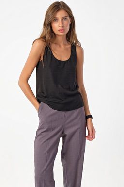 Топ трикотажный из вискозы белый - Fly фото 5