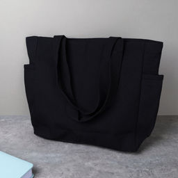 Сумка дамская шоппер 26х31х38х12 черный / MIR - 06 /уп 40/ - ГалеонТрейд фото 3