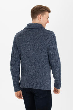 U. S. Polo Assn Мужской темно-синий трикотажный кардиган - U.s. polo assn фото 5