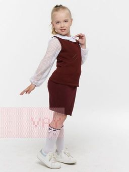 Жилет для девочек 213-7066 - Vay kids школа фото 2