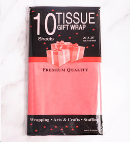 Бумага упаковочная тишью 50х66 см набор 10 листов / CQ204 /уп 200/