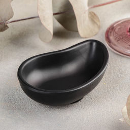 Цена за 2 шт. Соусник «Чёрный Восток», 10×6.6×2.5 см, пластик, чёрный