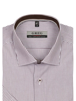 Сорочка мужская короткий рукав GREG 151/101/4121/1p  фото 3