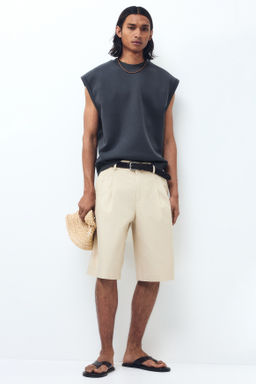 Camiseta sin mangas efecto neopreno Relaxed Fit - H&m фото 8