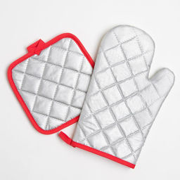 Кухонный набор Доляна Cook book, прихватка 17*17 см, рукавица 26*16 см,100% п/э  фото 3