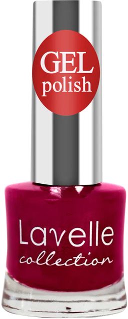 LavelleCollection лак для ногтей GEL POLISH тон 19 малиновый металлик 10мл