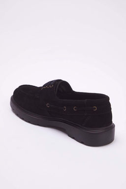 Siyah Hakiki Deri Bagc?k Detayl? Erkek Loafer Ayakkab? TAKAW26LA00003 - Trendyolmilla фото 6
