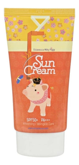 Elizavecca Milky Piggy Sun Cream 50g - Солнцезащитный крем с коллагеном