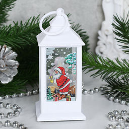 Фонарь светодиодный 13 см / JSFD02white /уп 12/240/новогодний/белый - Галеонтрейд фото 4