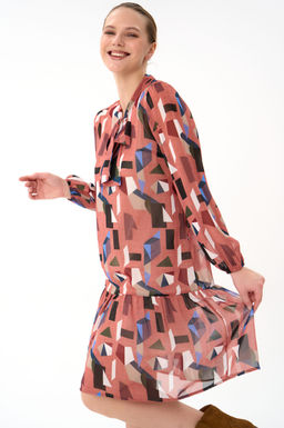 Платье Нежный акцент  2 (алый)