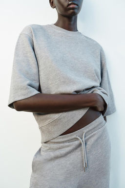 FADED WIDE-LEG TROUSERS - Zara фото 5