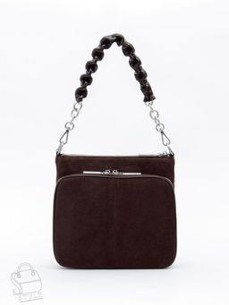 Сумка женская кожаная 2378YF d.coffee Polina&Eiterou