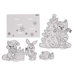 3D-Раскраска Новогодний хоровод 3 в 1 - Zabiaka фото 3