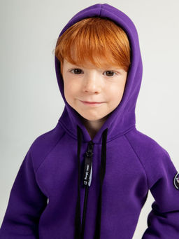 Комбинезон с капюшоном и накладным карманом Аметист - Bungly фото 5