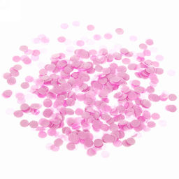 Цена за 5шт. Конфетти "Круги розовые" 10 г, бумага