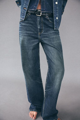 RELAXED OVERSIZE TAPERED HIGH-WAIST TRF JEANS