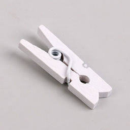 Прищепки для декора 50 шт., белые — 2.5 см