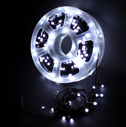Гирлянда белого свечения 50М, 300LED, 7 РЕЖИМОВ, 220В